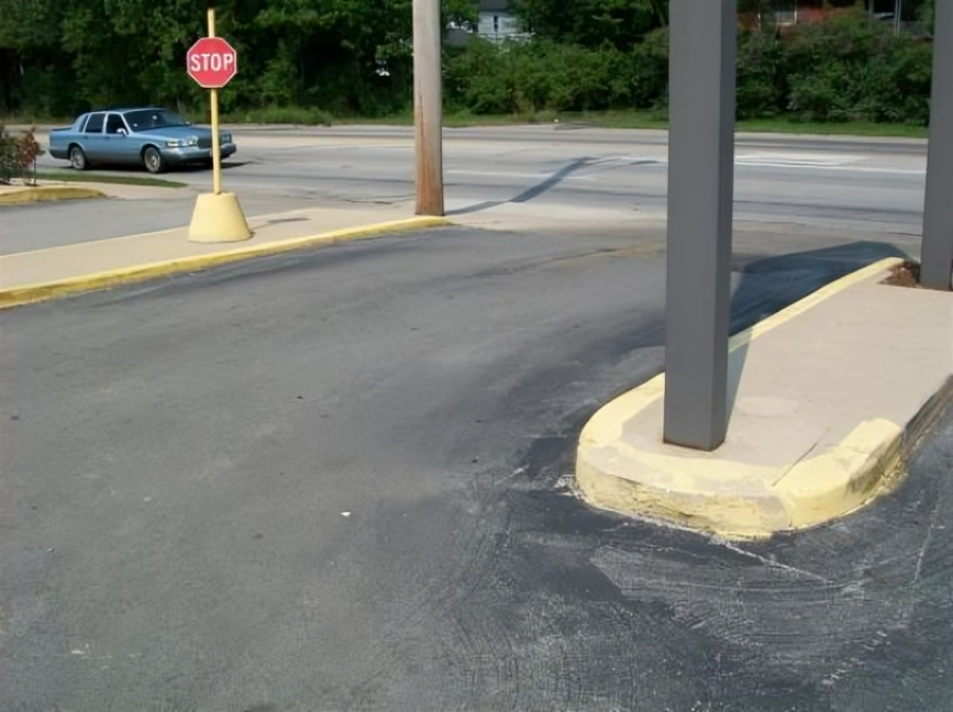 Seal Coat and Stripe